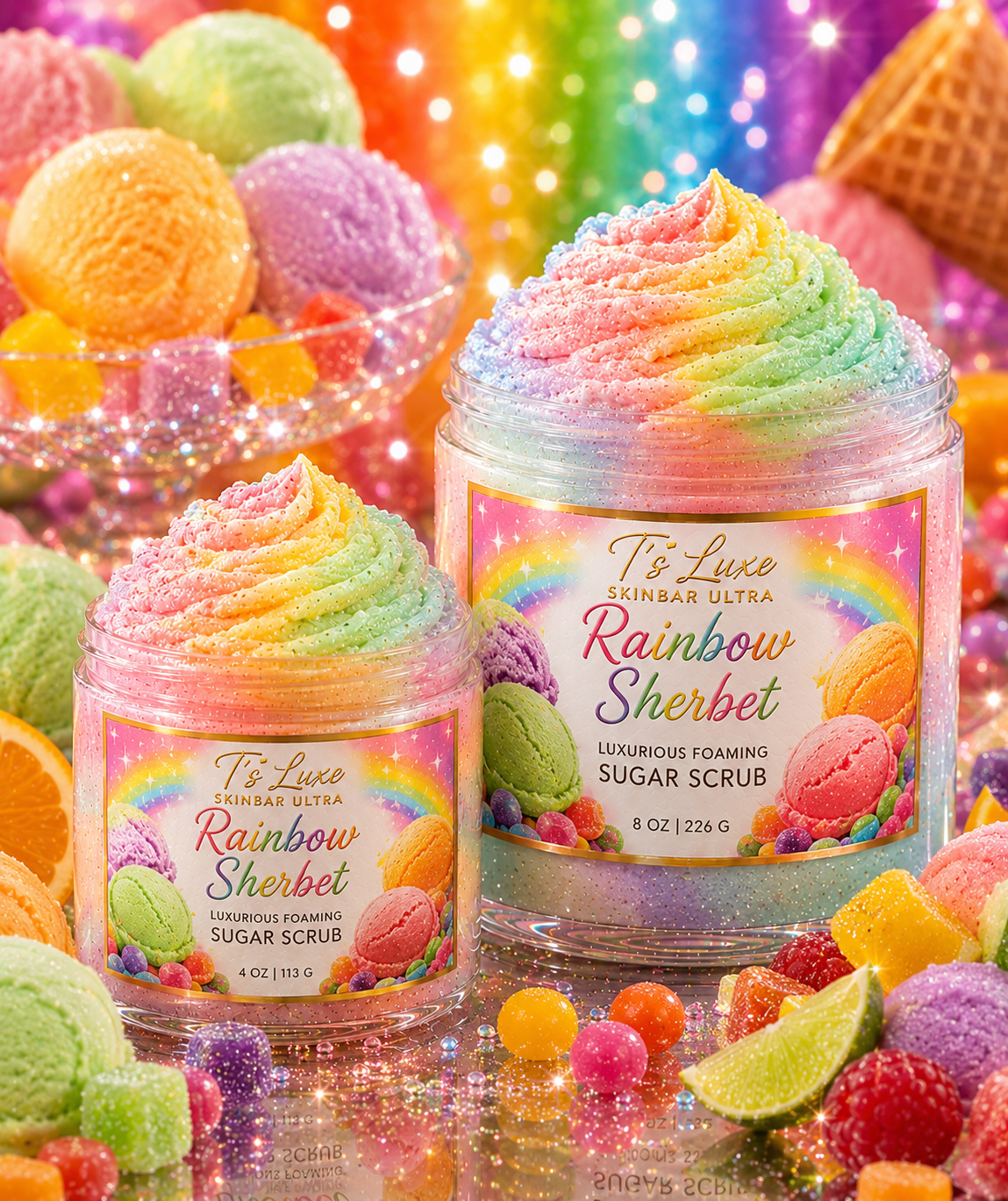 Kissed By The Rainbow Luxurious Whipped Body Scrub