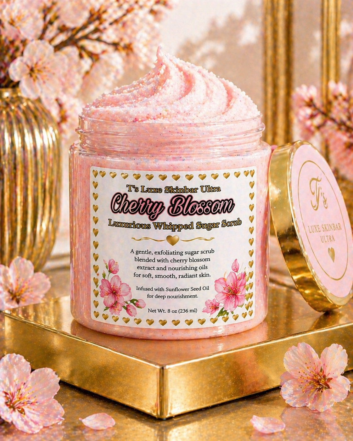 Jap Cherry Blossom Luxe Whipped Body Scrub