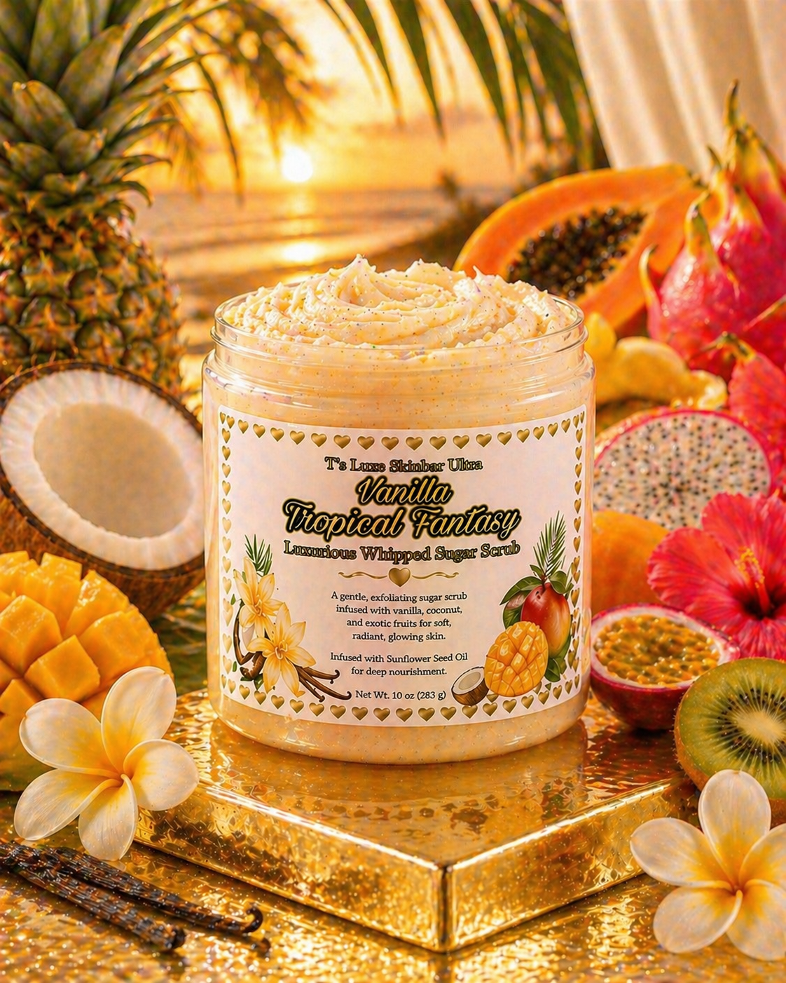 Vanilla Tropical Fantasy Luxe Whipped Body Scrub
