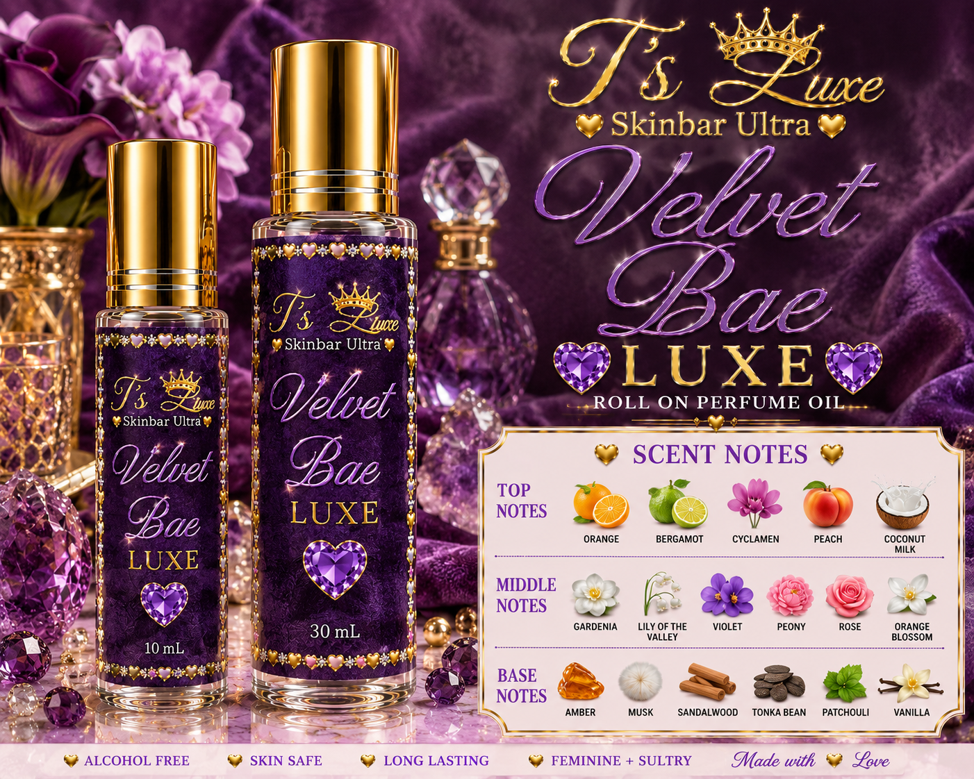 Velvet Bae Luxe Perfume Roll On