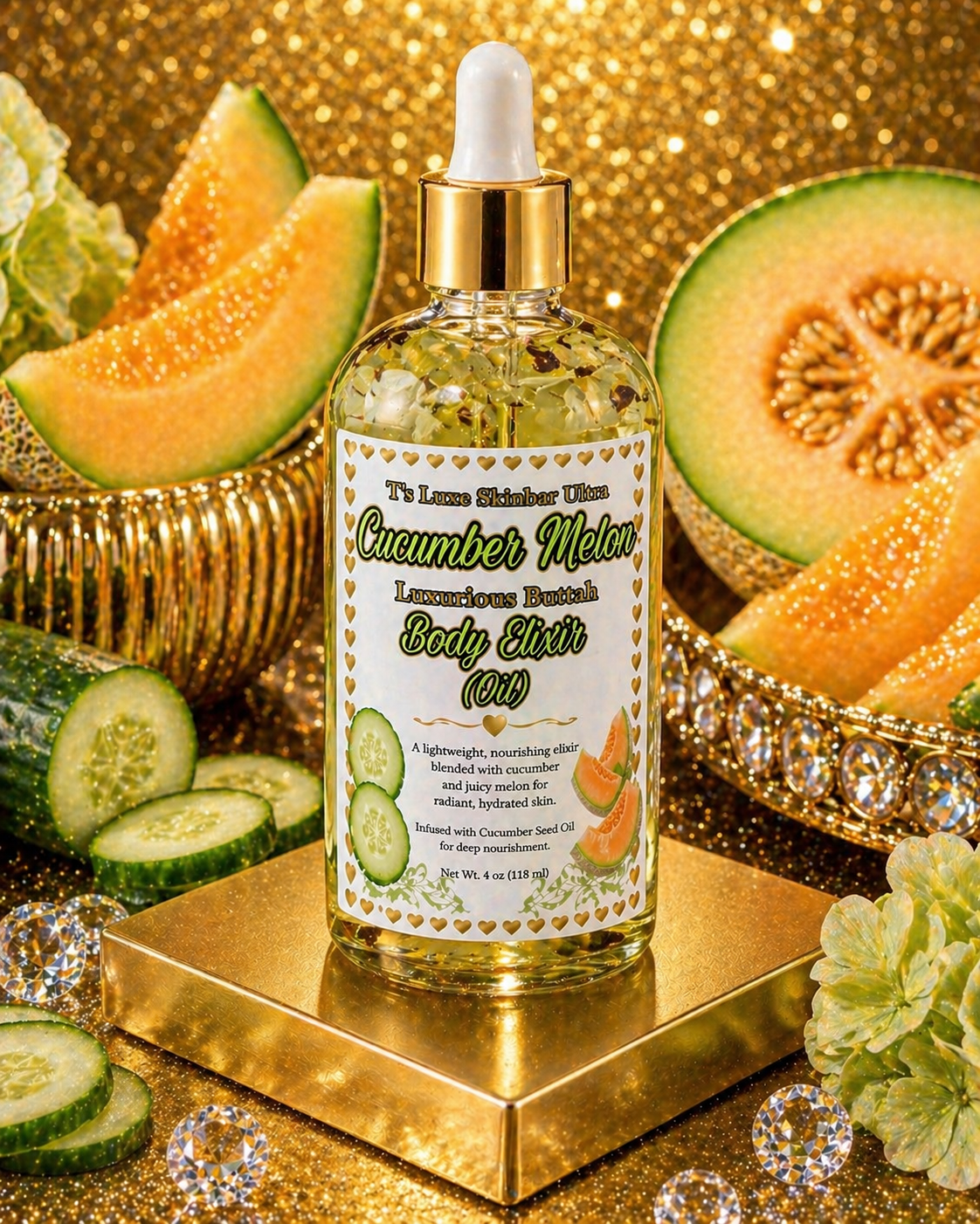 Cucumber Melon Luxe Body Elixir