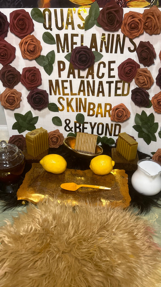 Honey Lemon Turmeric Cocoa Shea Infused soap