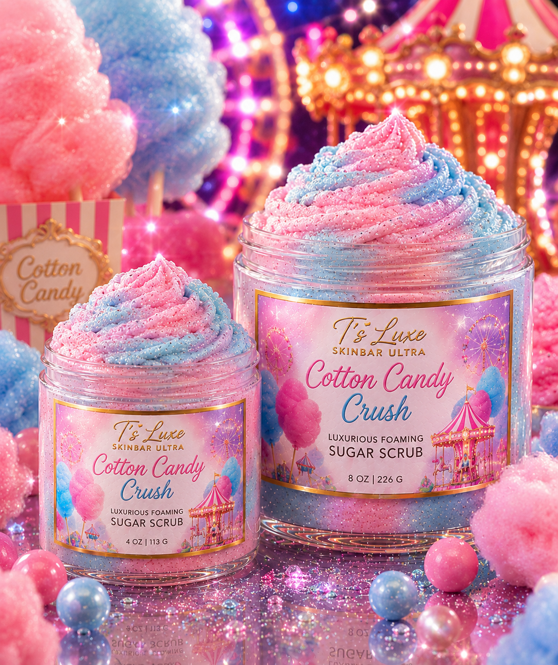 Cotton Candy Crush Luxurious Whipped Body Scrub