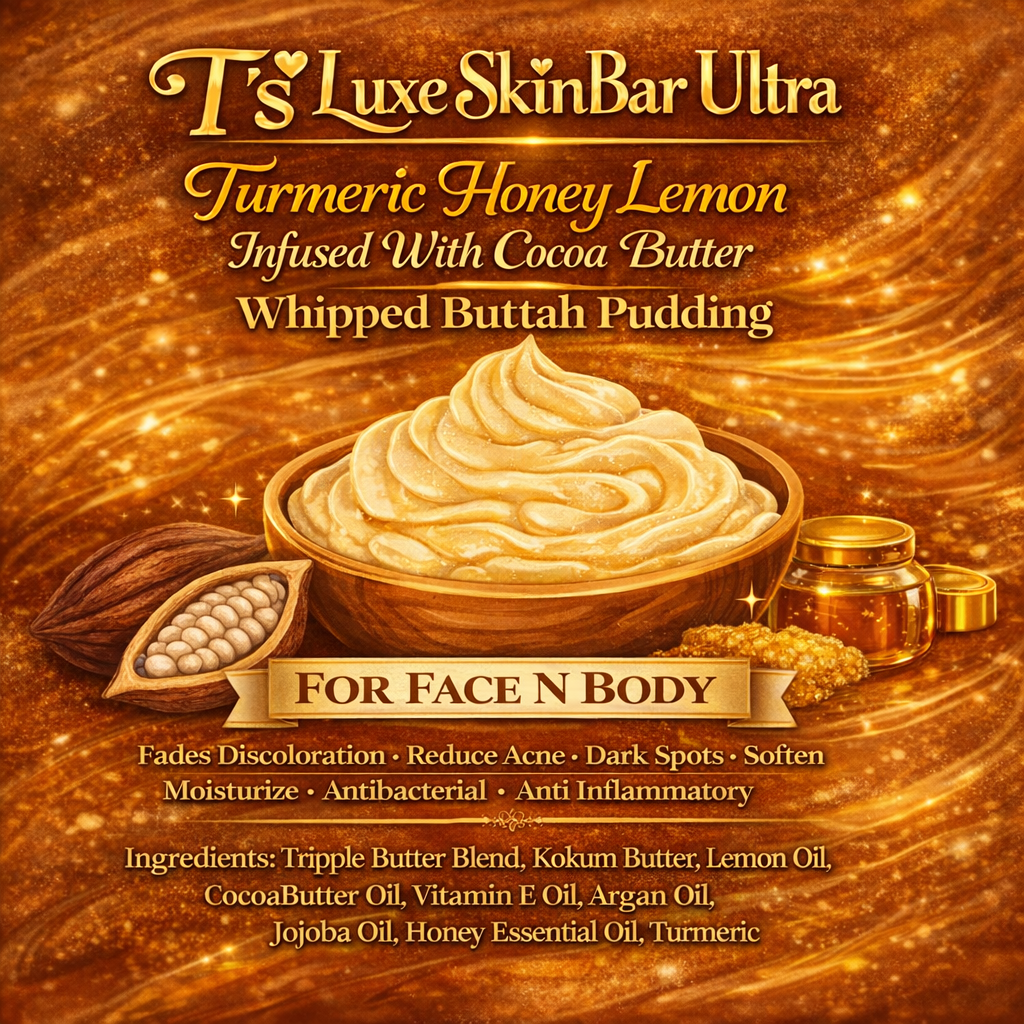 Turmeric Honey Lemon Buttah Pudding