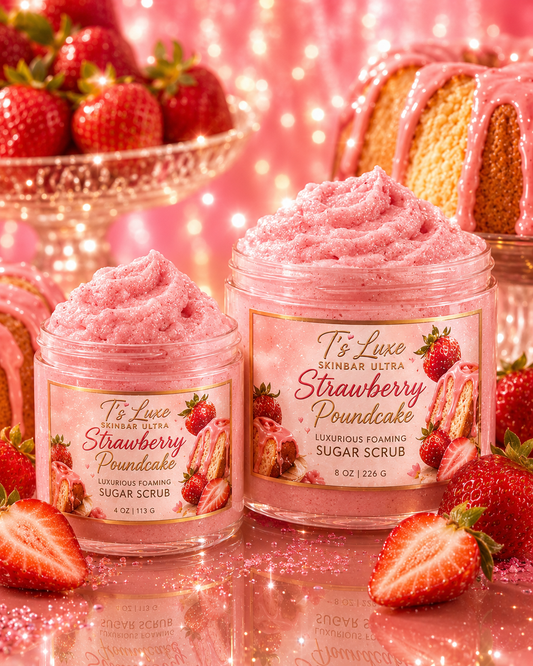 Strawberry Poundcake Luxurious Whipped Body Scrub