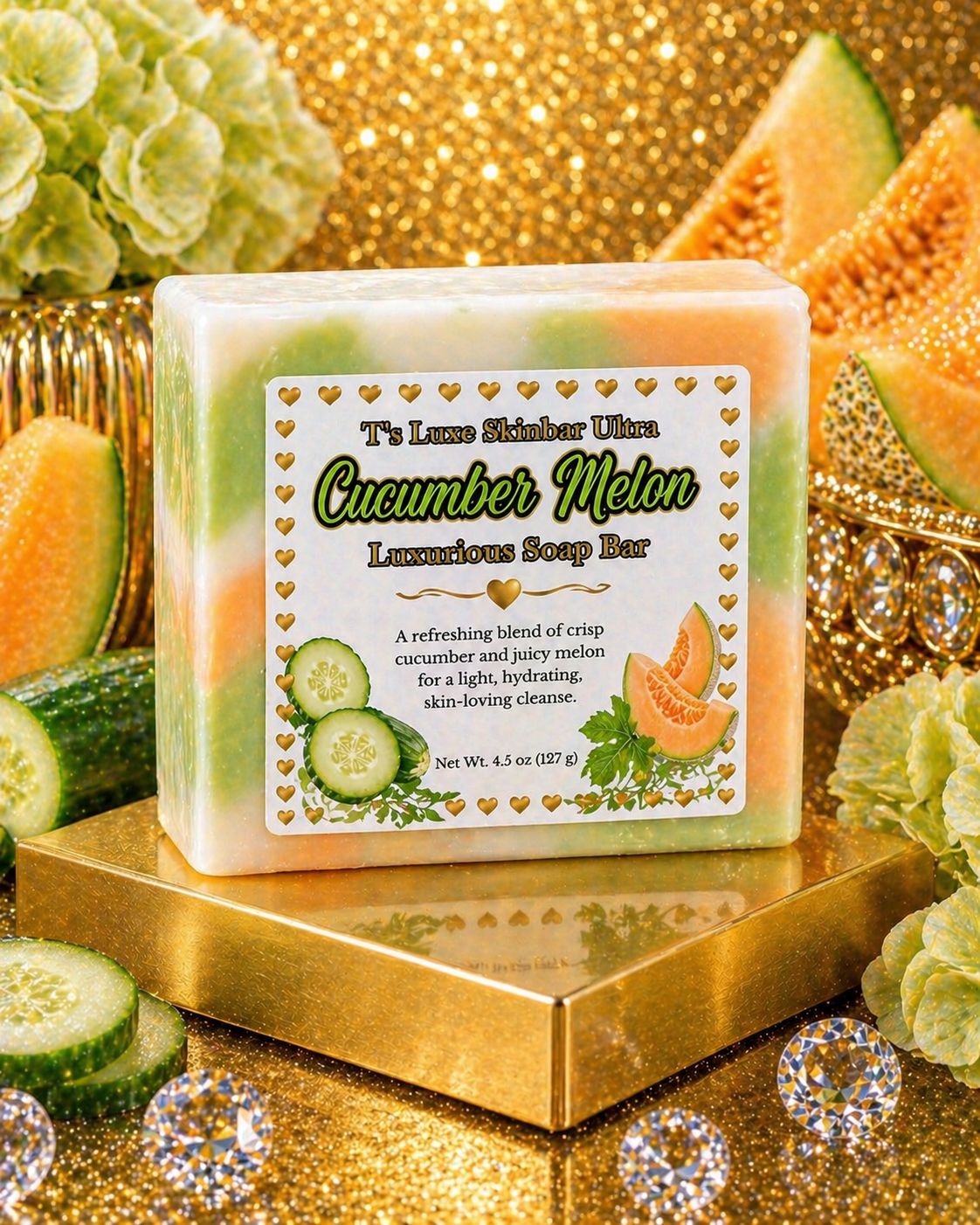 Cucumber Melon Luxe Body Bar