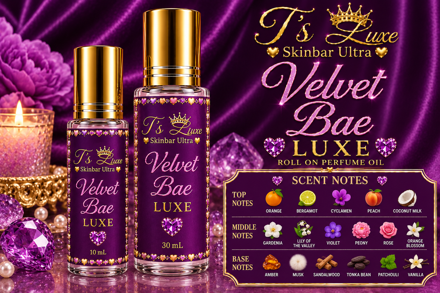 Velvet Bae Luxe Perfume Roll On
