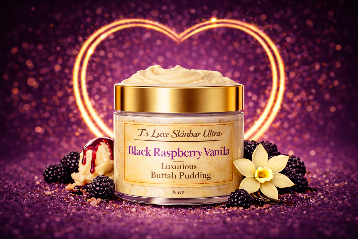 Blackberry Vanilla Buttah Pudding